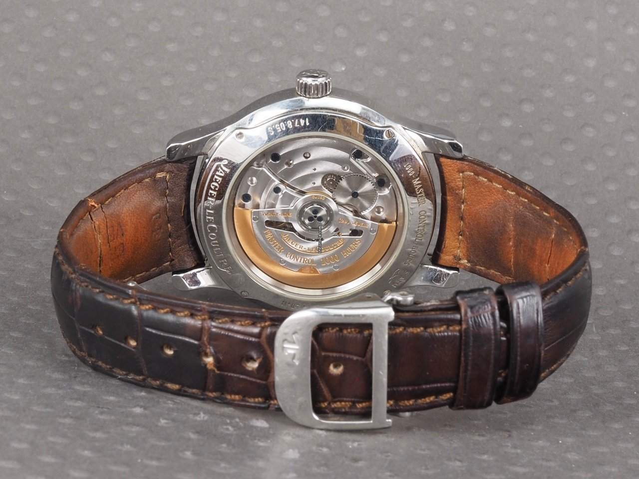 IMG_9081 Jaeger-LeCoultre Master Hometime Mens watch Unisex Automatic Steel 147.8.05.S Replica 4