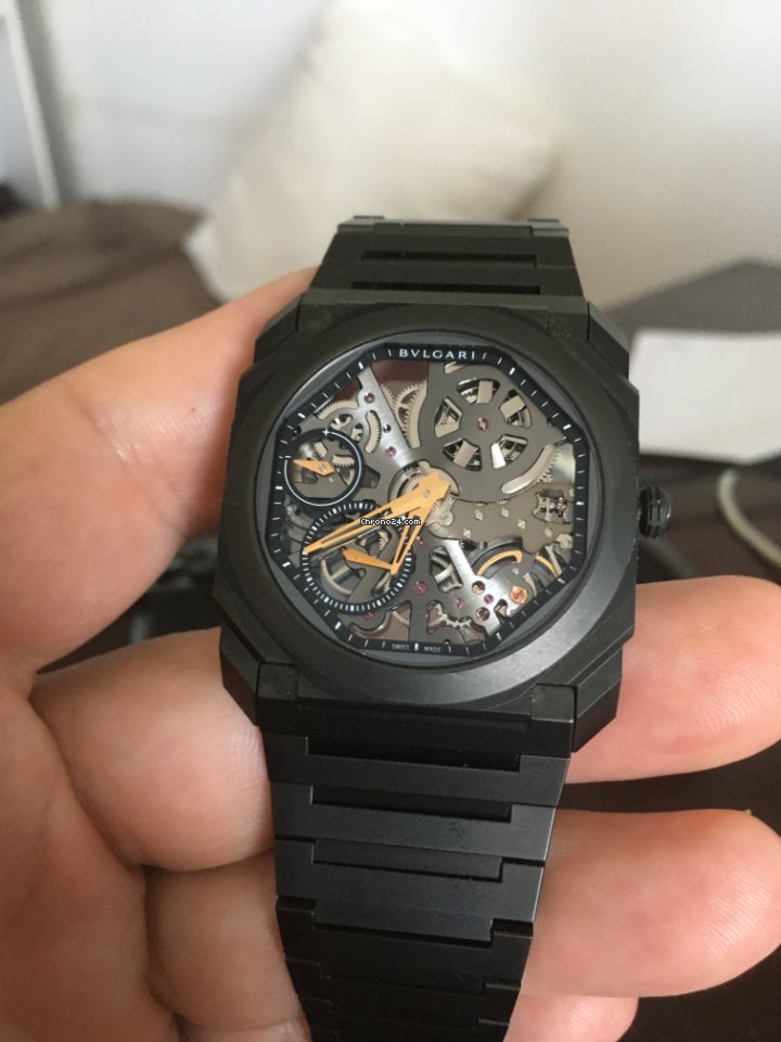 IMG_9081 Bulgari Octo Mens watch Unisex Manual winding Titanium 103010 Replica 4