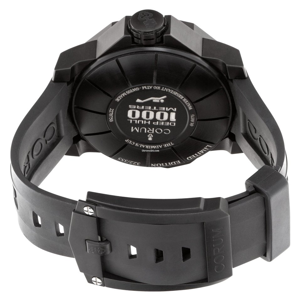 IMG_9081 Corum Admirals Cup Seafender Deep Hull Mens watch Unisex Automatic Titanium 947.950.94 0371 AN22 Replica 4