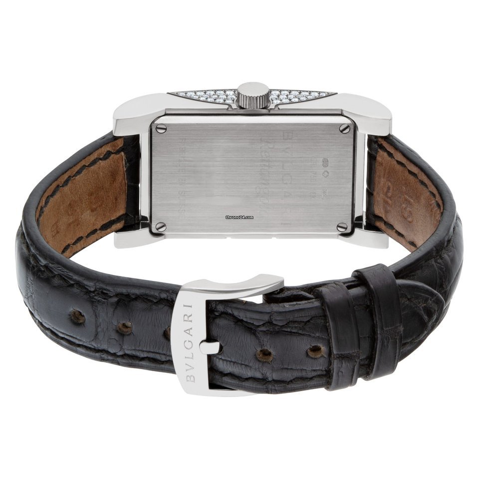 Bulgari Rettangolo Quartz White gold RT W39 G Replica 4