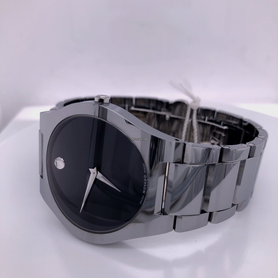 IMG_9081 Movado Mens watch Unisex Quartz Steel 0605619 Replica 4