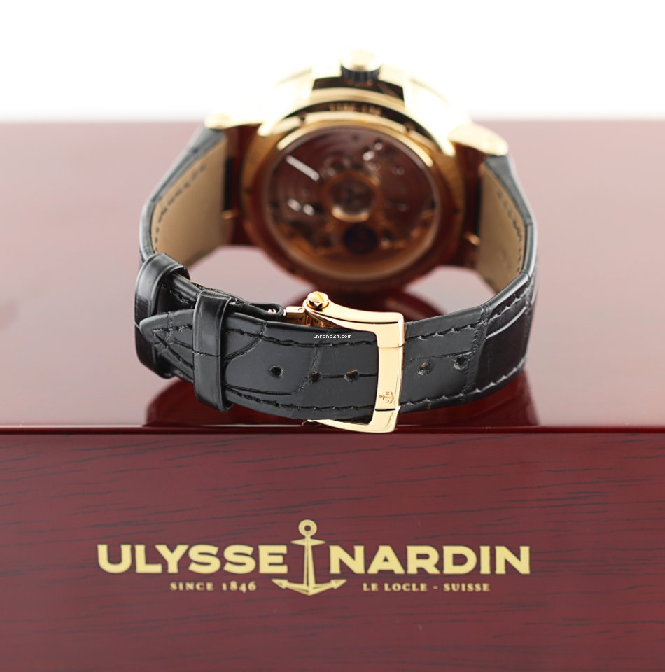 Ulysse Nardin Marine Chronometer Manufacture Automatic Rose gold 1186-126 42 Replica 4