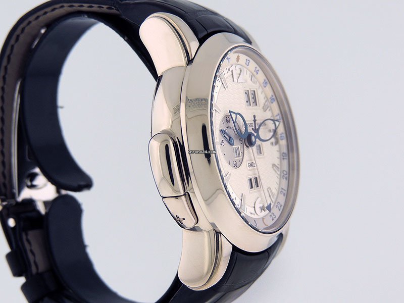 Ulysse Nardin GMT + - Perpetual Mens watch Unisex Automatic White gold 320-60 60 Replica 4