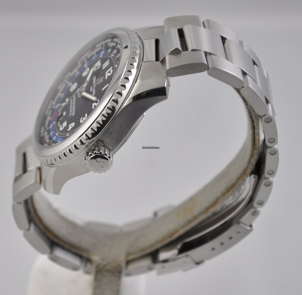 IMG_9081 Breitling Aviator 8 Mens watch Unisex Automatic Steel AB3521U41B1A1 Replica 4