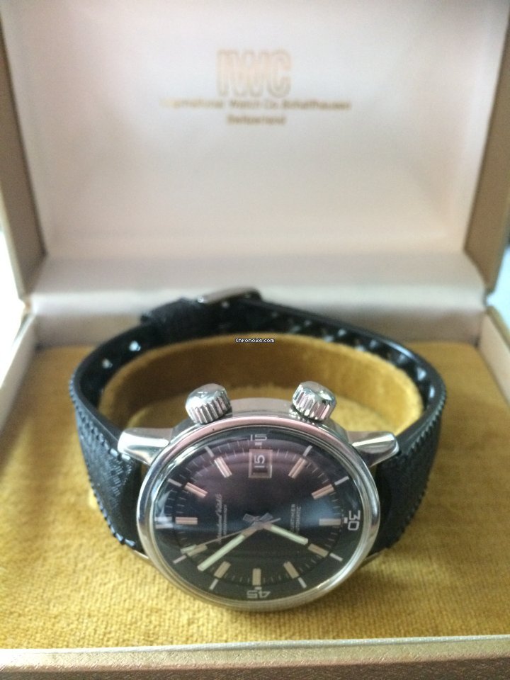 IWC Aquatimer Mens watch Unisex Manual winding Steel 812 AD Kompressor mit IWC Box Replica 4