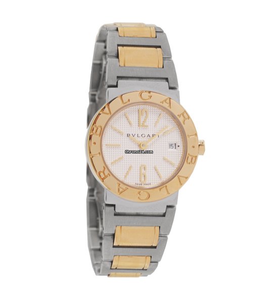 IMG_9081 Bulgari Bulgari Womens watch Quartz Gold Steel BB26SG Replica 4