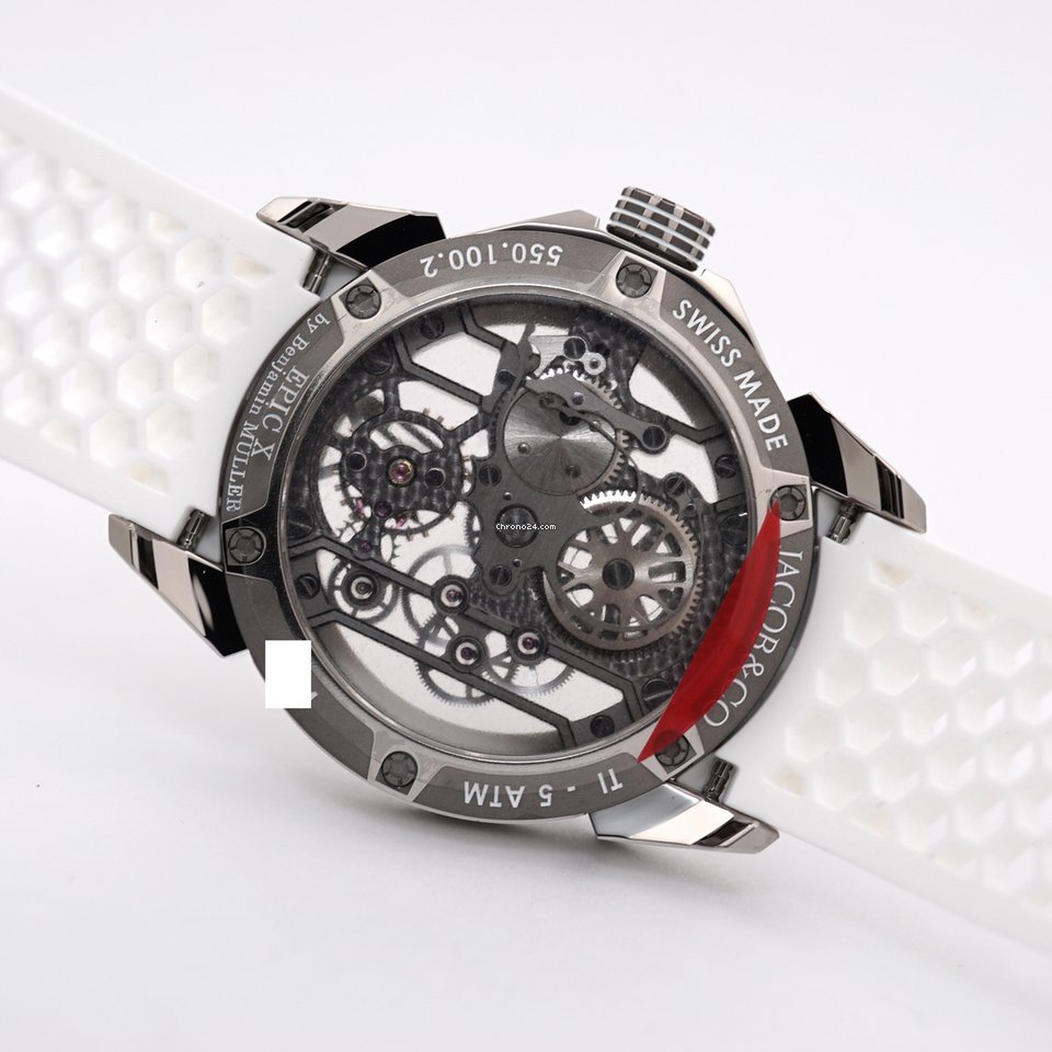 Jacob & Co. Mens watch Unisex Manual winding Titanium EX100.20.WR.WB.A Replica 4