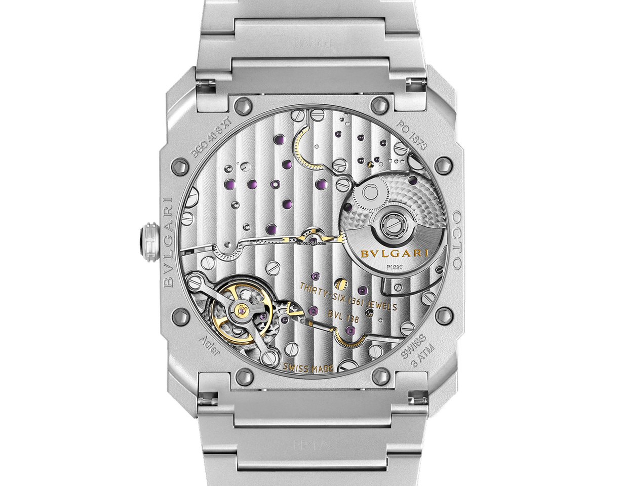 IMG_9081 Bulgari Octo Mens watch Unisex Automatic Steel 103011 BGO40C14SSXTAUTO Replica 4