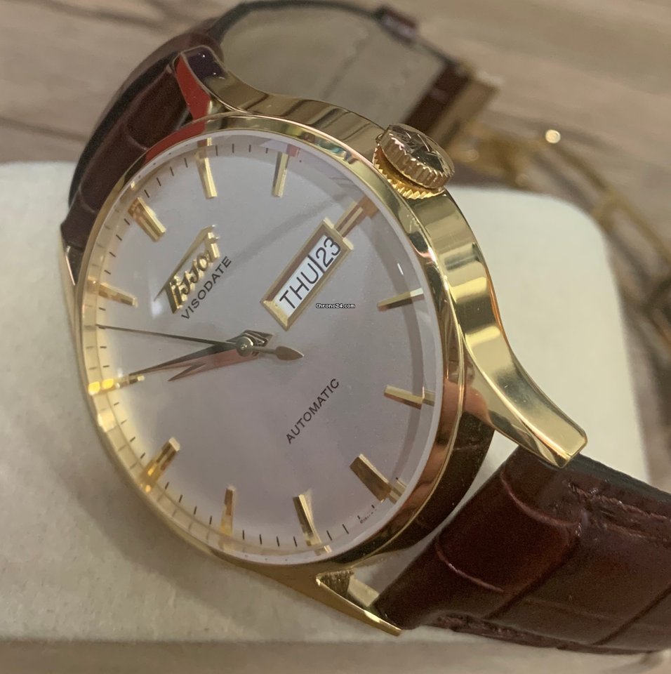 IMG_9081 Tissot Heritage Visodate Mens watch Unisex Automatic Steel T0194303603101 Replica 4