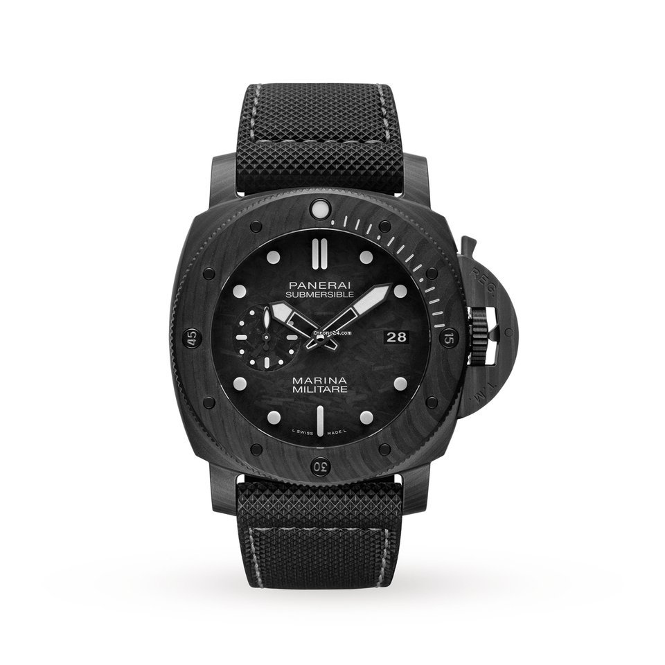 IMG_9081 Panerai Luminor Submersible Mens watch Unisex Automatic Carbon PAM00979 Replica 4