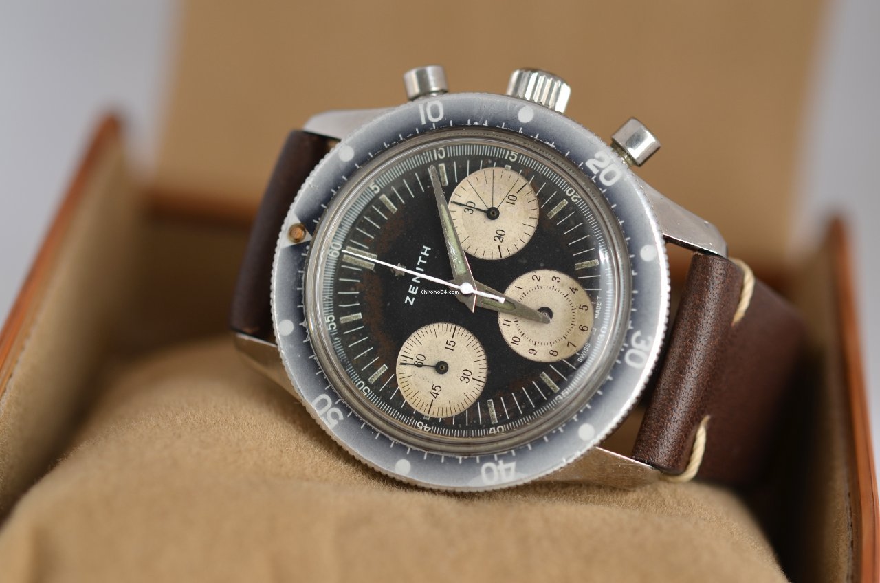 IMG_9081 Zenith Mens watch Unisex Manual winding Steel A277 Replica 4