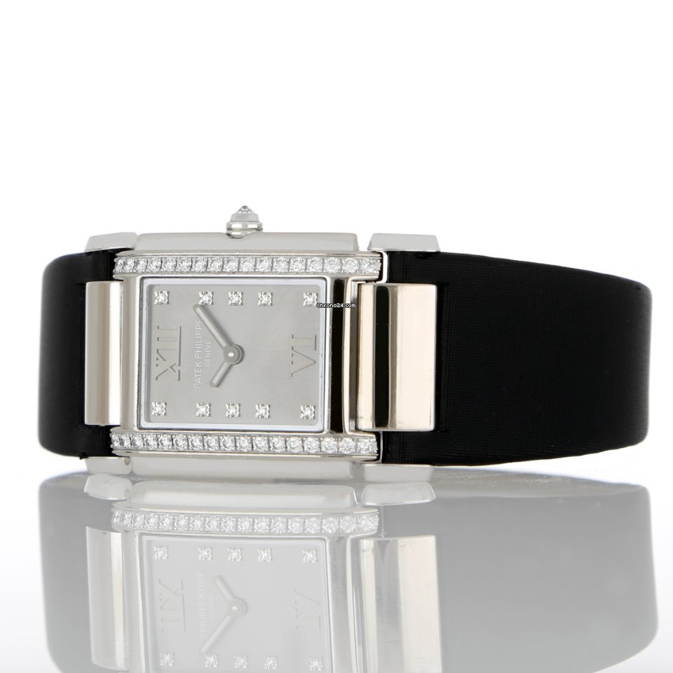 Patek Philippe Twenty~4 Quartz White gold 4920G Replica 4