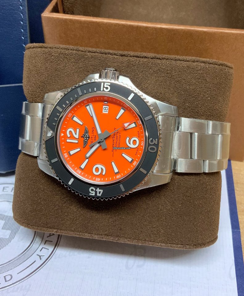 IMG_9081 Breitling Superocean 42 Mens watch Unisex Automatic Steel A17366D71O1A1 Replica 4