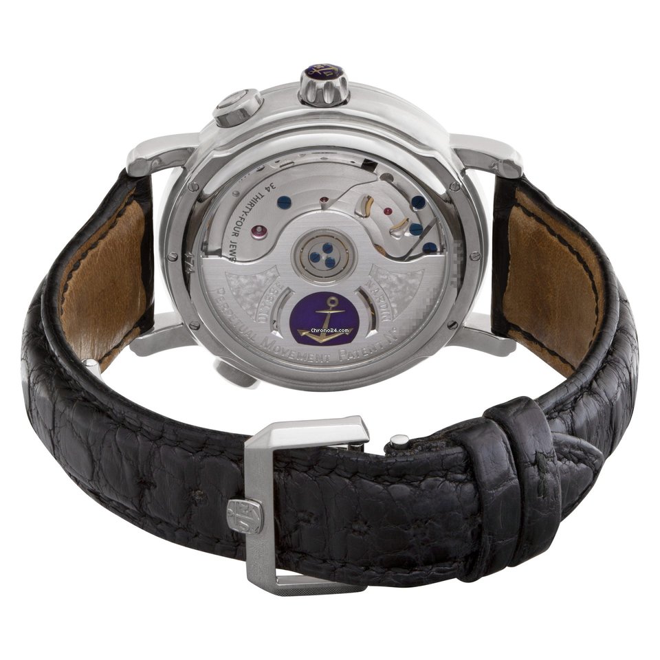 IMG_9081 Ulysse Nardin GMT + - Perpetual Mens watch Unisex Automatic White gold 320-22 Replica 4