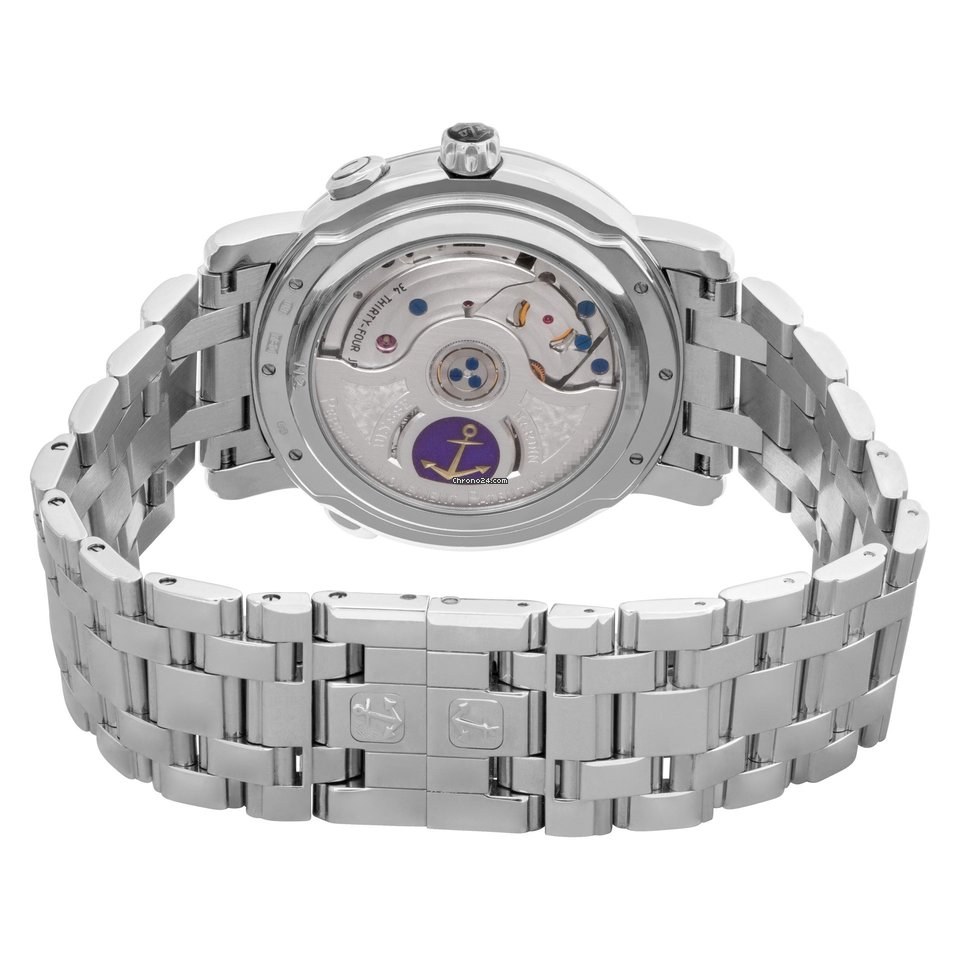 IMG_9081 Ulysse Nardin Mens watch Unisex Automatic White gold 320-8 Replica 4