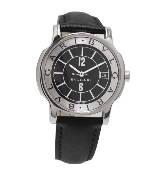 IMG_9081 Bulgari Solotempo Mens watch Unisex Quartz Steel ST 35 S Replica 4