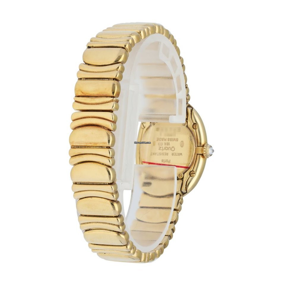 IMG_9081 Cartier Baignoire Womens watch Quartz Yellow gold 19501 Replica 4