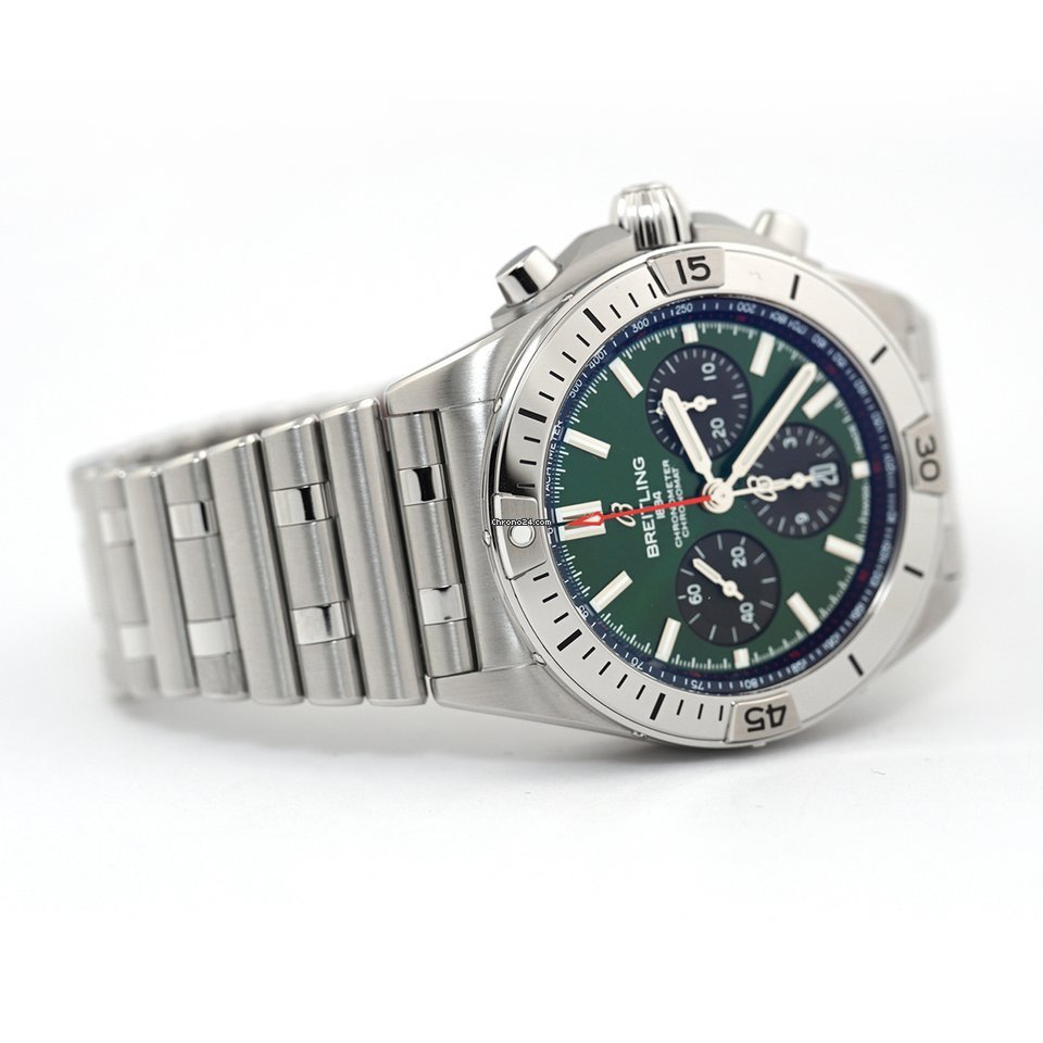 IMG_9081 Breitling Chronomat Mens watch Unisex Automatic Steel AB01343A1L1A1 Replica 4