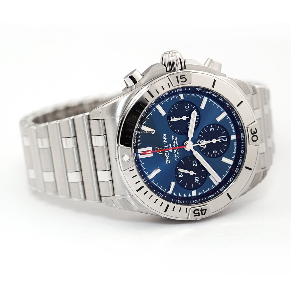IMG_9081 Breitling Chronomat Mens watch Unisex Automatic Steel AB0134101C1A1 Replica 4