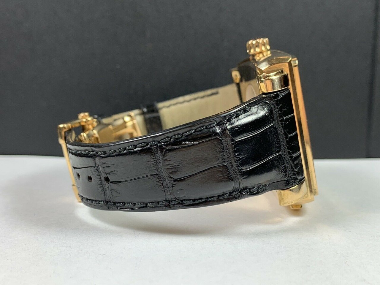 IMG_9081 Ulysse Nardin Quadrato Dual Time Mens watch Unisex Automatic Rose gold 246-92 692 Replica 4