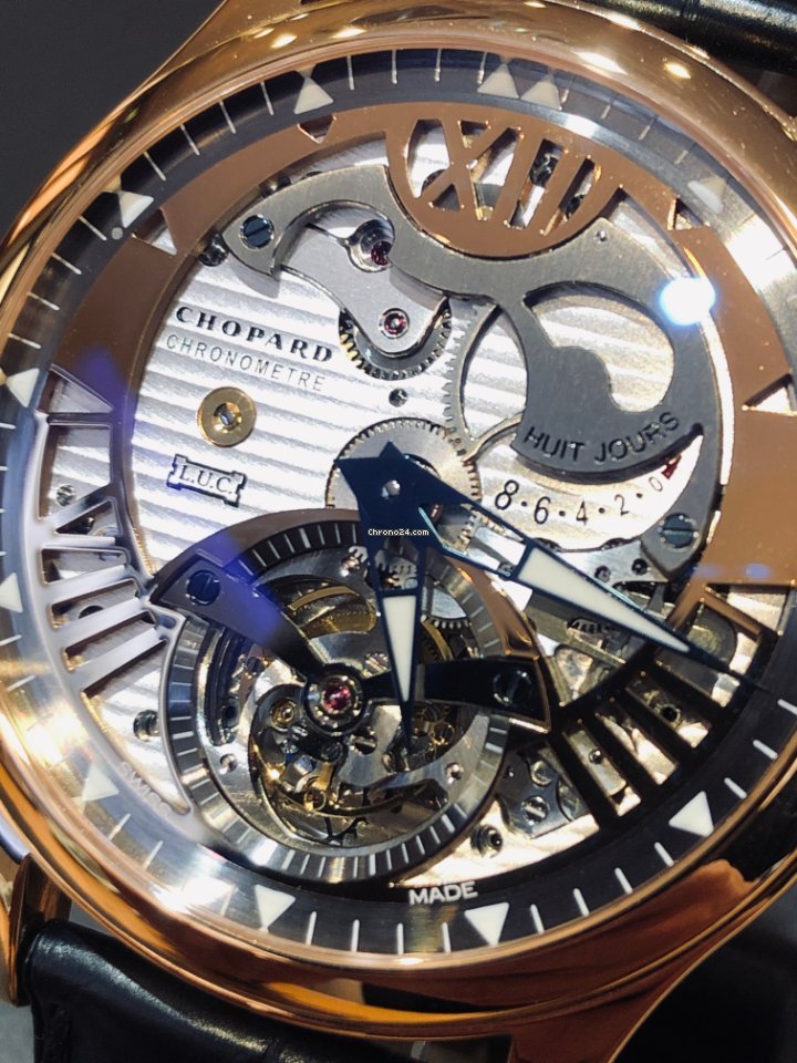 IMG_9081 Chopard L.U.C Manual winding Rose gold 161901-5002 Replica 4