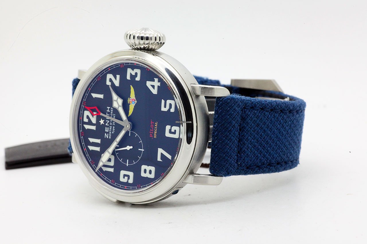 IMG_9081 Zenith Pilot Type 20 GMT Automatic Steel 03.2433.693 27.C739 Replica 4