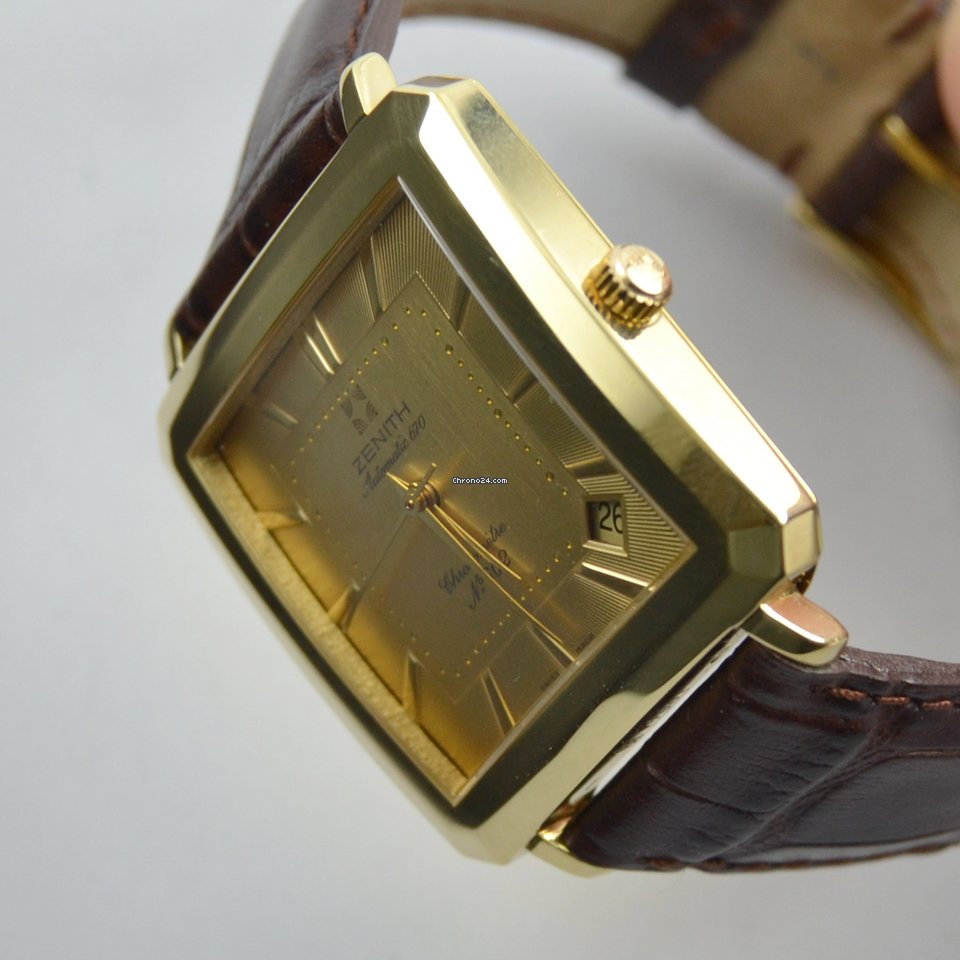 IMG_9081 Zenith Mens watch Unisex Automatic Yellow gold 30 00 10670 Replica 4