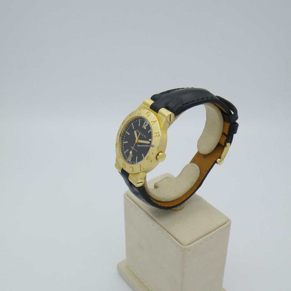 IMG_9081 Bulgari Diagono Womens watch Automatic Yellow gold LC29G Replica 4
