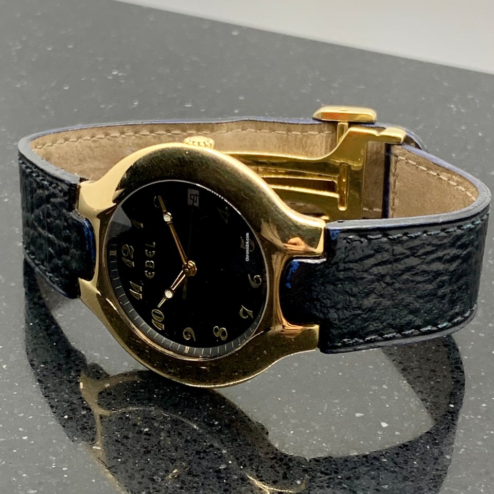 IMG_9081 Ebel Lichine Mens watch Unisex Quartz Yellow gold 8080980 Replica 4