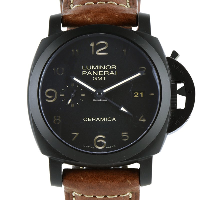 Panerai Luminor 1950 3 Days GMT Automatic Mens watch Unisex Automatic Ceramic PAM 00441 Replica 4