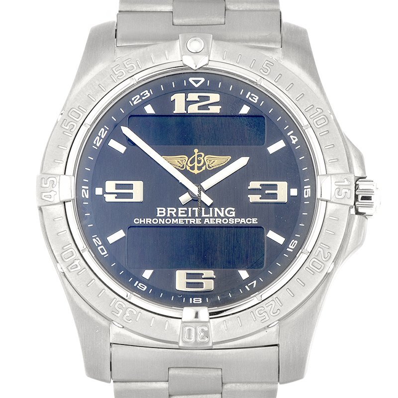 IMG_9081 Breitling Aerospace Avantage Mens watch Unisex Quartz Titanium E7936210 B962 Replica 4