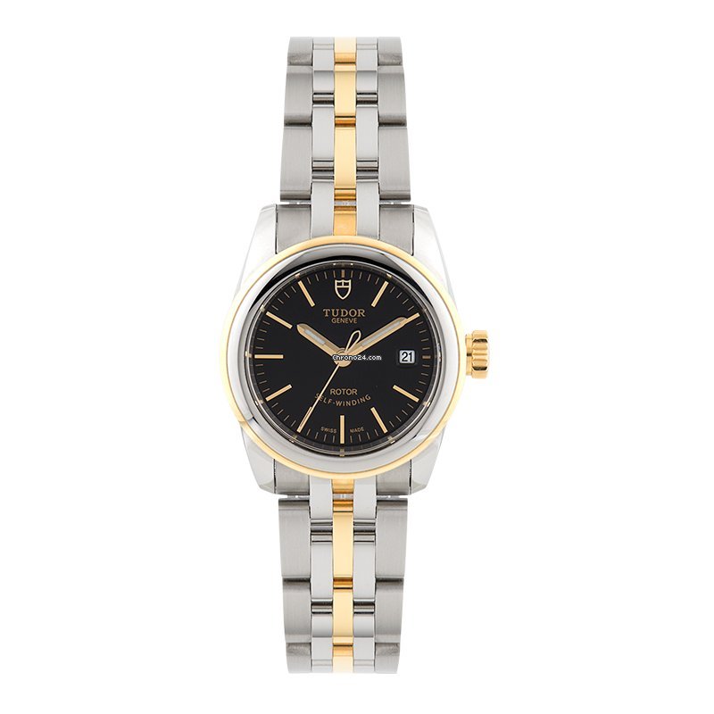 Tudor Glamour Date Womens watch Automatic Gold Steel 51003 Replica 4
