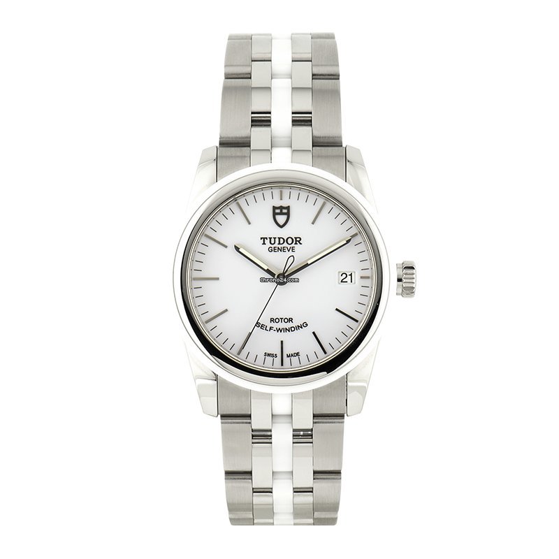 IMG_9081 Tudor Glamour Date Mens watch Unisex Steel 55010W Replica 4