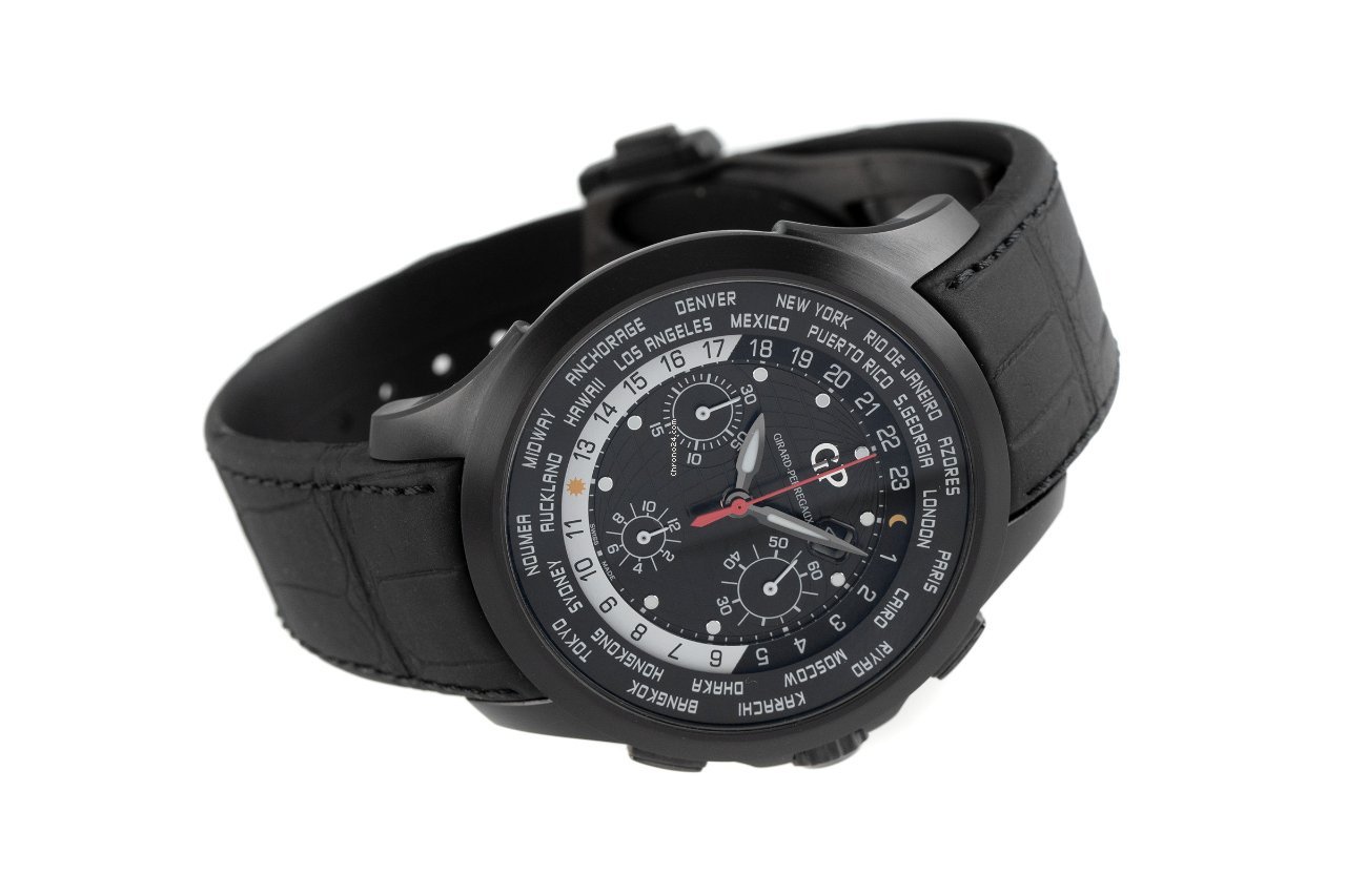 IMG_9081 Girard Perregaux Traveller Mens watch Unisex Automatic Titanium 49700-21-631-BB6C Replica 4