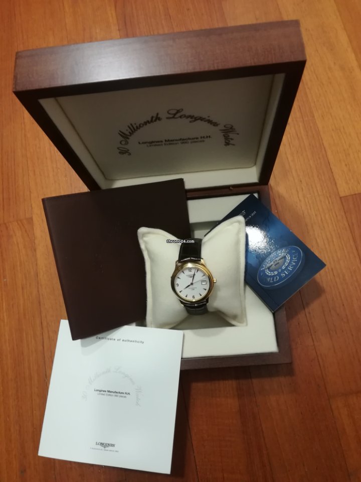 IMG_9081 Longines Mens watch Unisex Automatic Yellow gold L2.630.6 Replica 4