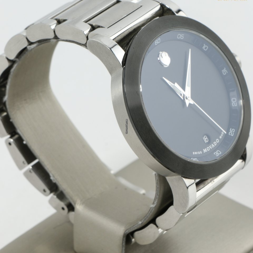 IMG_9081 Movado Mens watch Unisex Quartz Steel 07.1.14.1145 Replica 4