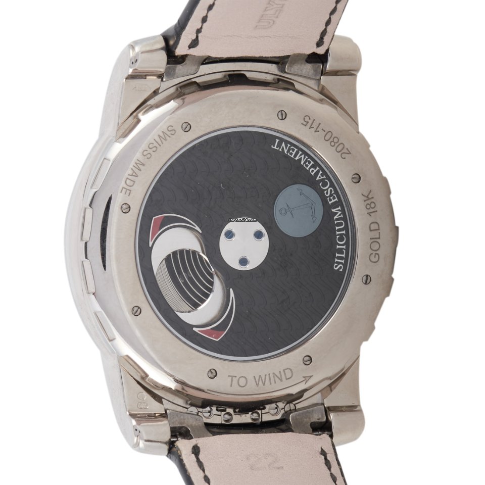 IMG_9081 Ulysse Nardin Freak Mens watch Unisex Manual winding White gold 2080-115 Replica 4