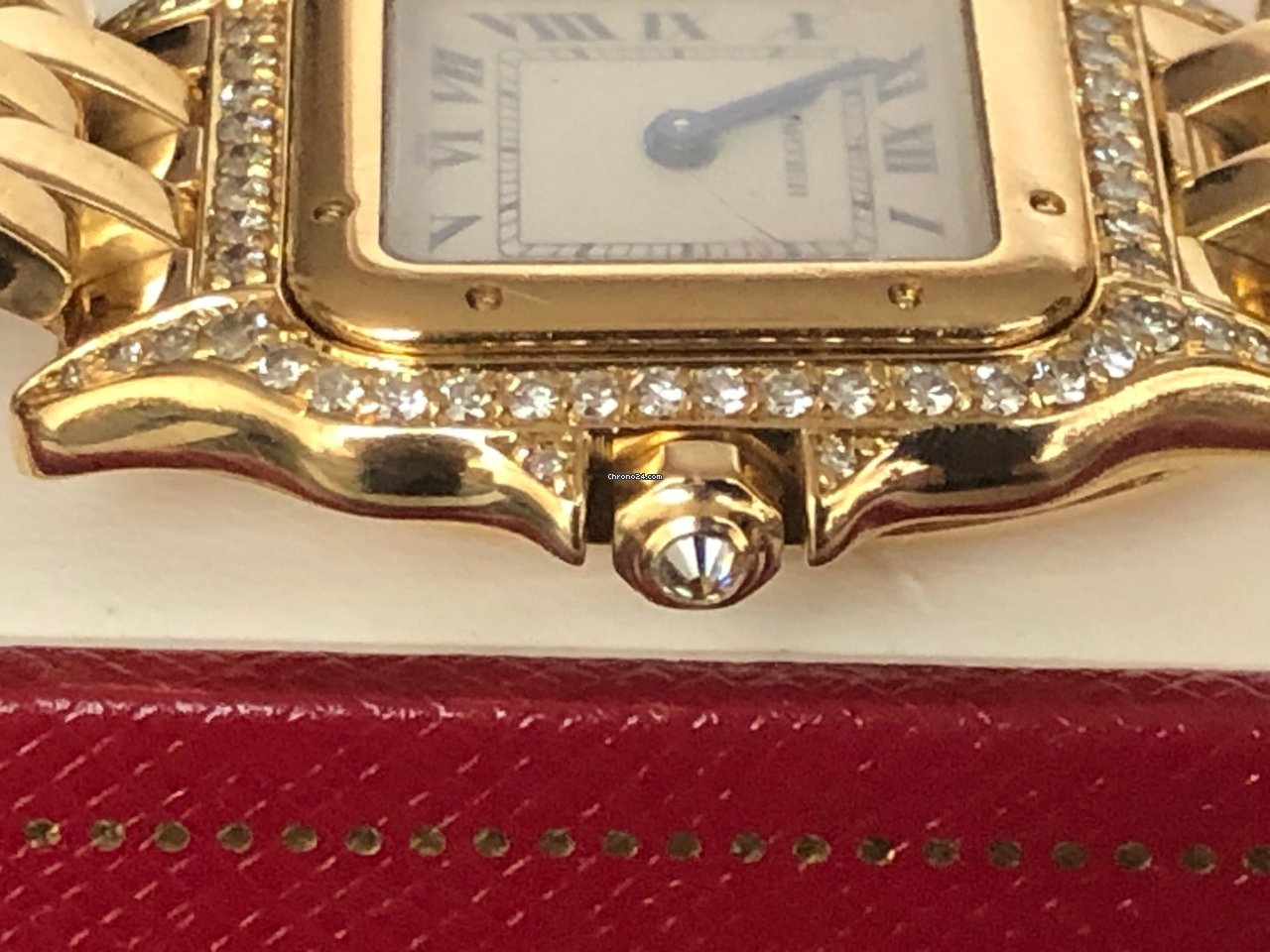Cartier Panthere Womens watch Quartz Yellow gold 866919 Replica 4