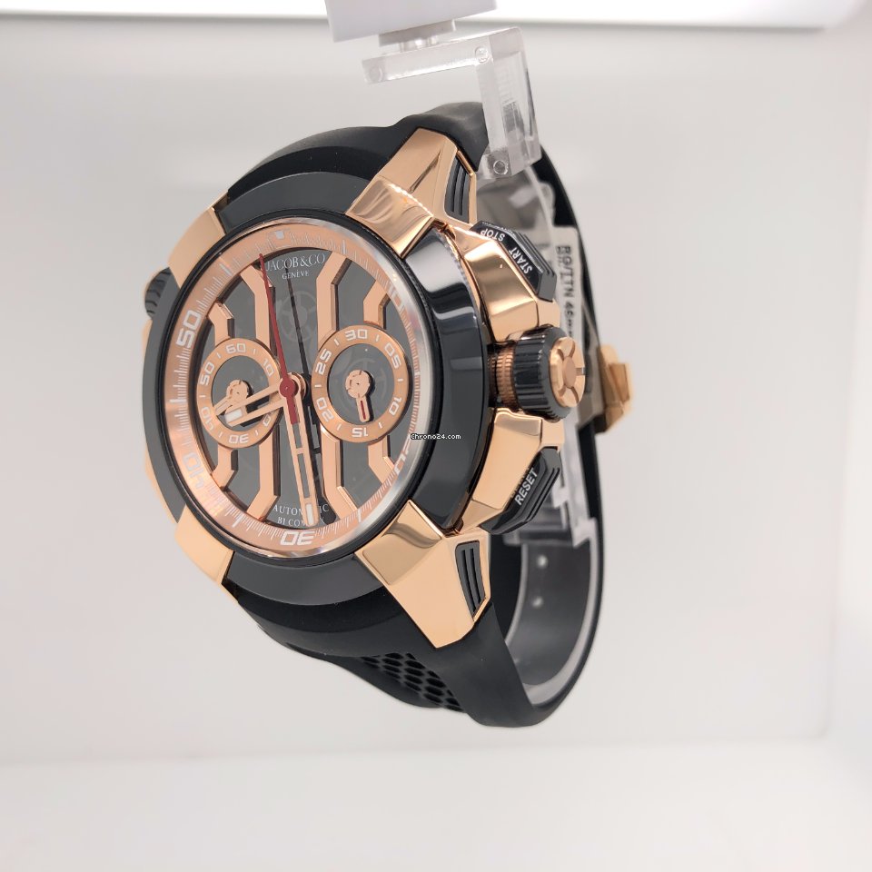 IMG_9081 Jacob & Co. Mens watch Unisex Automatic Rose gold EC311.42.PD.BN.A Replica 4