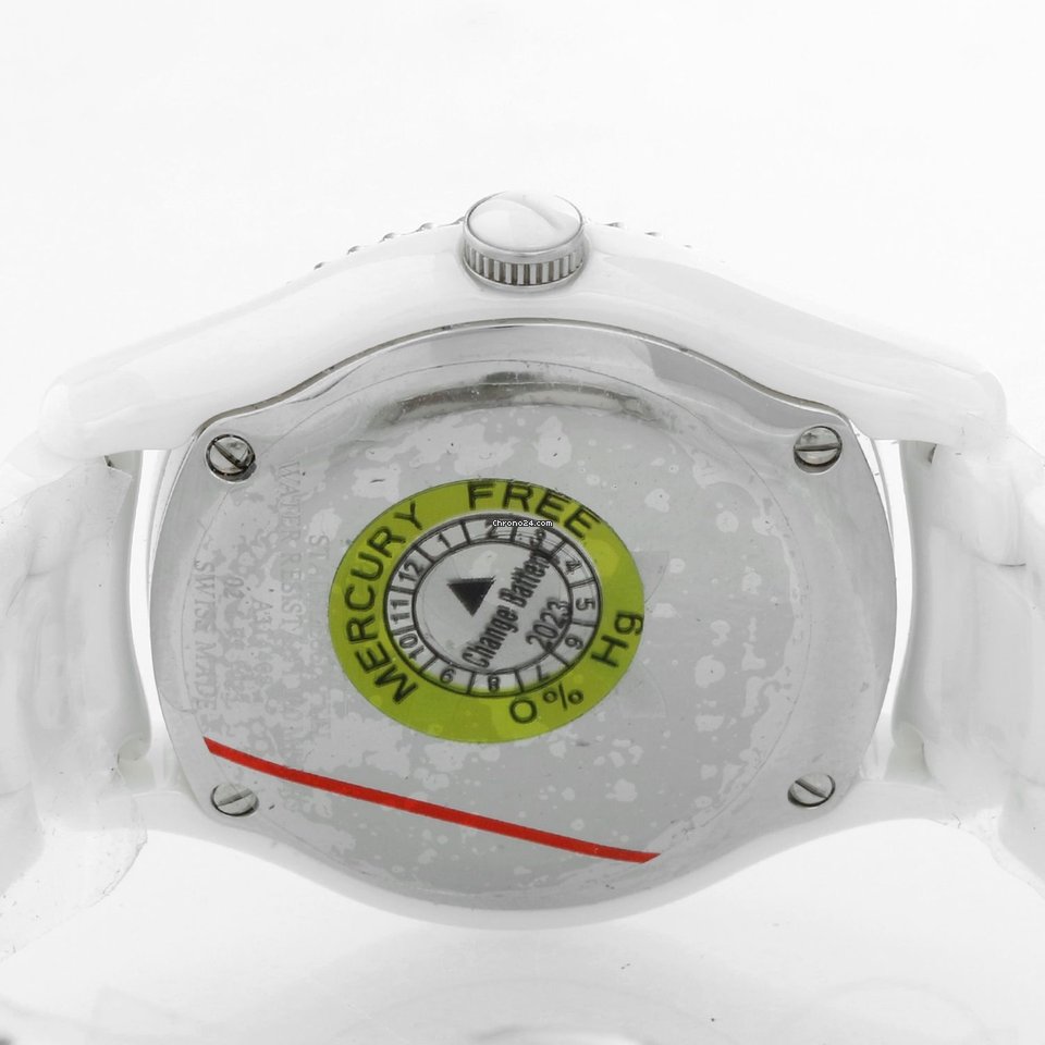 IMG_9081 Ebel X-1 Womens watch Quartz Ceramic 1216129 Replica 4