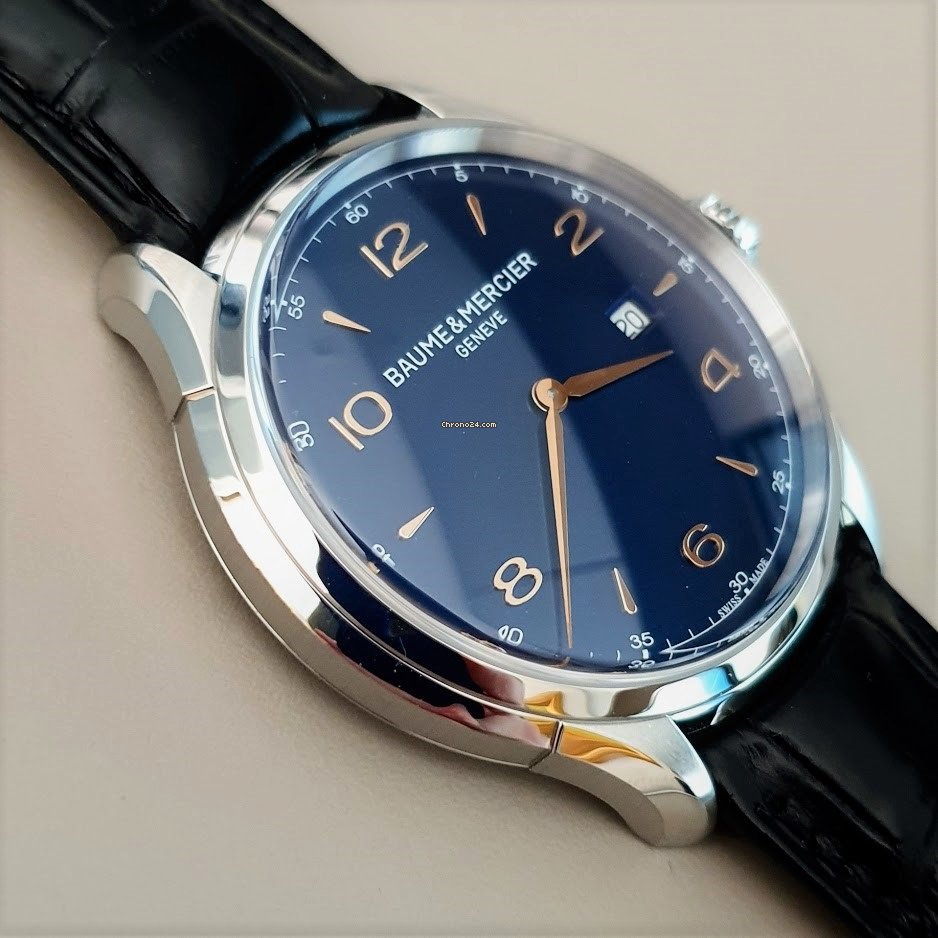 IMG_9081 Baume & Mercier Clifton Mens watch Unisex Quartz Steel 10420 Replica 4
