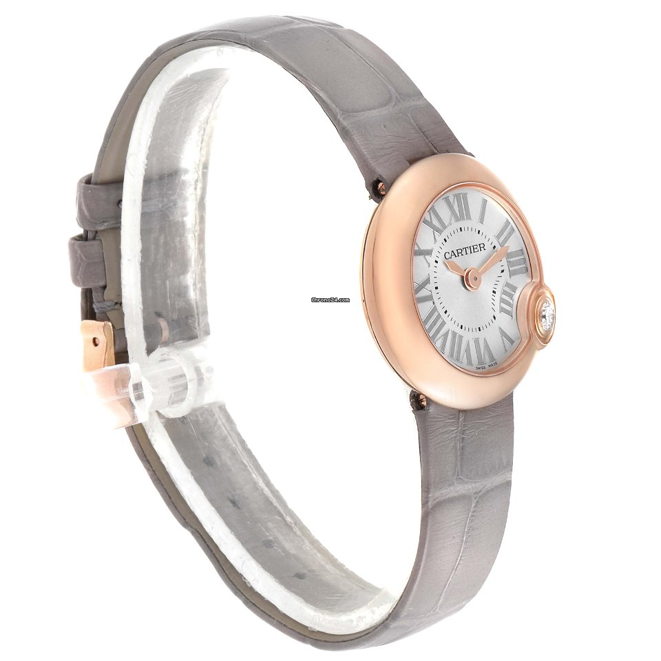 Cartier Ballon Blanc Womens watch Quartz Rose gold WGBL0002 Replica 4