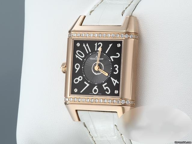 IMG_9081 Jaeger-LeCoultre Reverso Squadra Mens watch Unisex Manual winding Rose gold 235.2.76 Replica 4