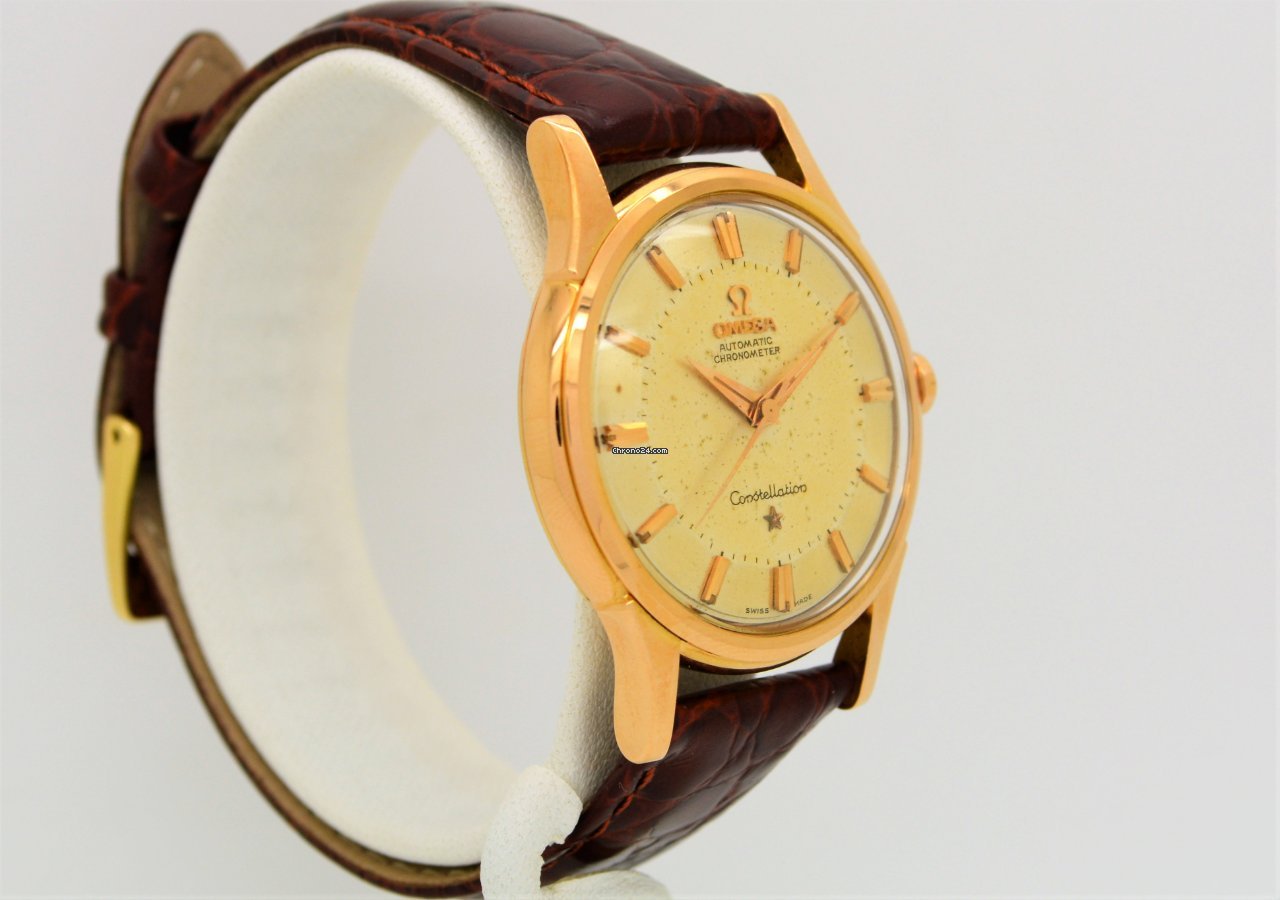 IMG_9081 Omega Constellation Mens watch Unisex Automatic Rose gold 14381 Replica 4