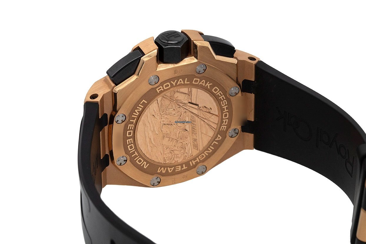 Audemars Piguet Royal Oak Offshore Chronograph Mens watch Unisex Automatic Rose gold 26062OR.OO.A002CA.01 Replica 4