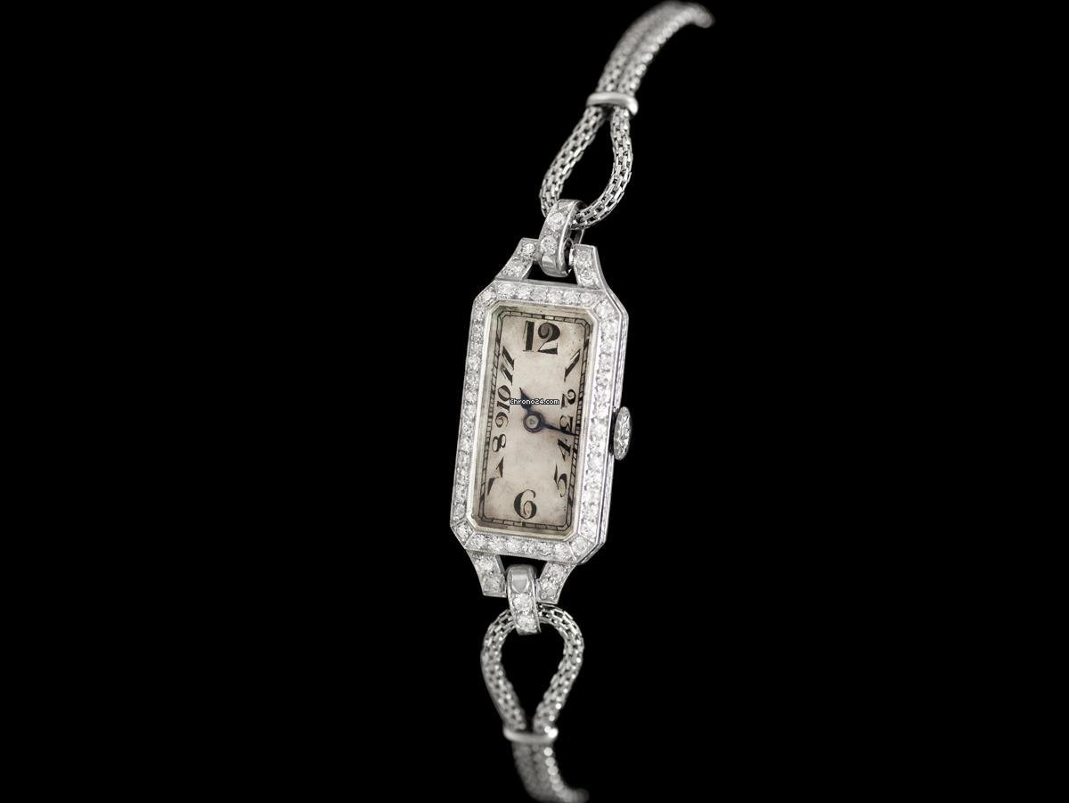 IMG_9081 Patek Philippe Vintage Womens watch Manual winding Platinum 7827R Replica 4