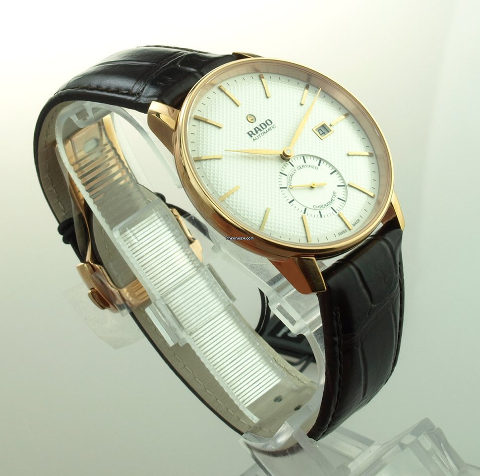 Rado Coupole Mens watch Unisex Automatic Gold Steel R22881025 Replica 4