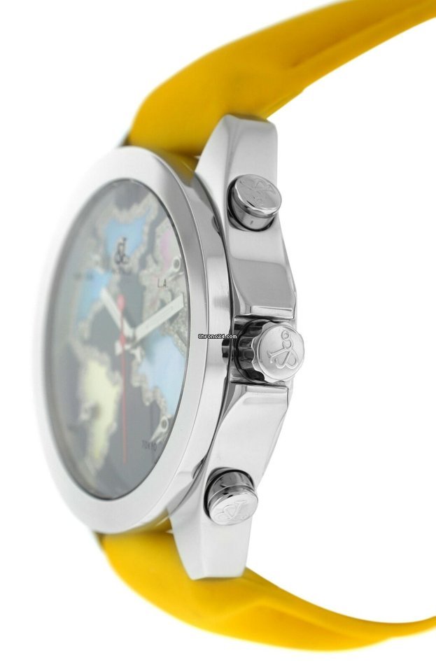 IMG_9081 Jacob & Co. Five Time Zone Mens watch Unisex Quartz Steel JC-M122 Replica 4