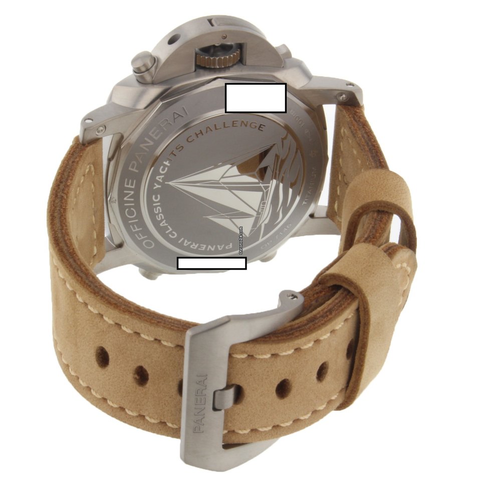 IMG_9081 Panerai Luminor 1950 Regatta 3 Days Chrono Flyback Mens watch Unisex Automatic Titanium PAM00652 Replica 4