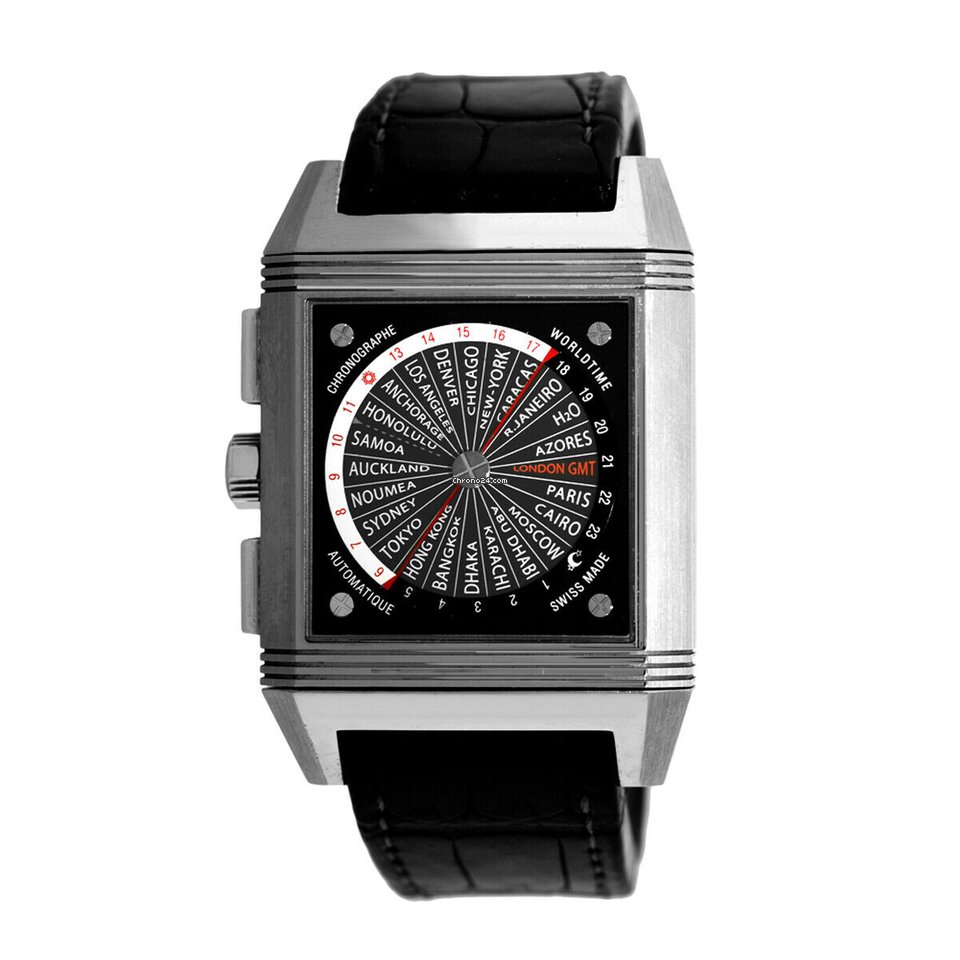 IMG_9081 Jaeger-LeCoultre Reverso Squadra World Chronograph Mens watch Unisex Automatic Titanium 231.T.50 Replica 4